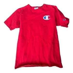 Champion red t shirt womens M